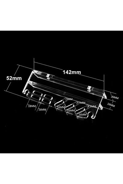 Choice Clear 1PCS New Aquarium Plant Tools Storage Rack Acrylic Holder for Tweezer Scraper Scissor Fish Tan