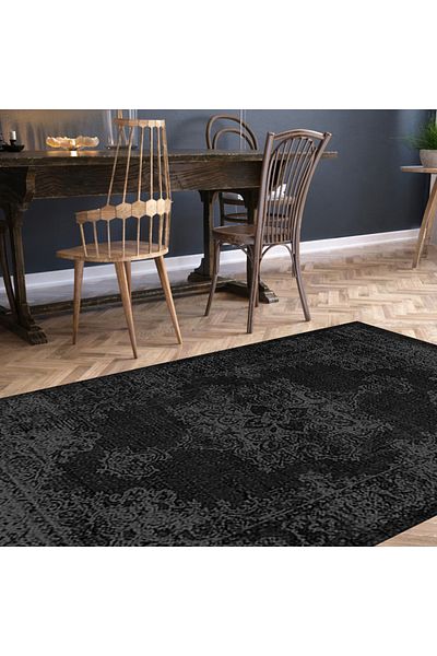Homelux Ryno rug, rectangular, 230X290 cm, traditional, black, polyester