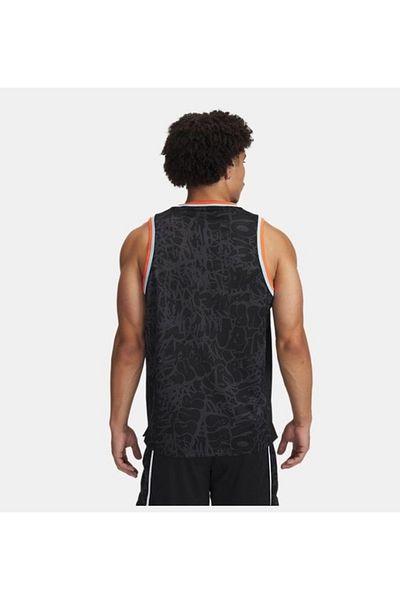 Under Armour Men's Black Zone Pro Mesh Tank Printed Tank Top 6000369 -001