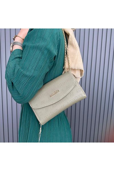 Armine ARC1407 Model KHaki Bag - Laser Cut