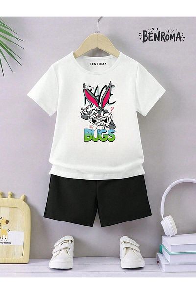 BENROMA Unisex Παιδικό Σετ Σορτς - Character Printed