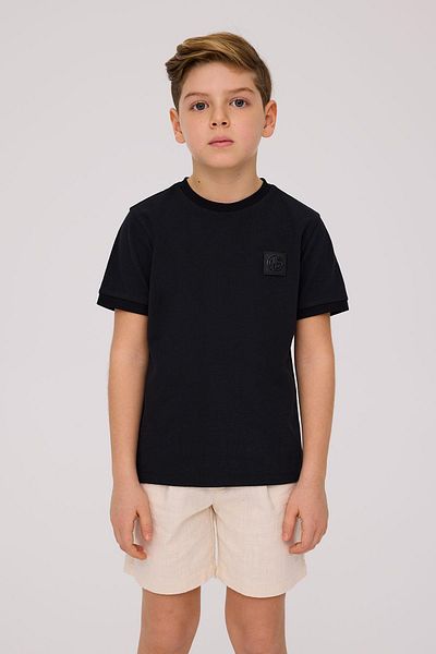 Nebbati Tricou negru pentru băiat BG Store