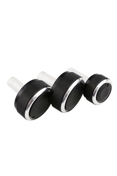 Choice black Aluminum Alloy Air Conditioning Knob AC Knob Heat Control Button for Volkswagen VW Passat B5 G