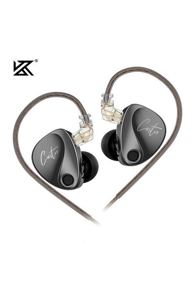 KZ Improved Bass NOMIC KZ Castor In Ear HiFi Earphone 2DD Dynamic High-end Tunable Balanced Armature Ea