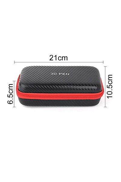 Choice حقيبة تخزين خاصة محمولة لقلم ثلاثي الأبعاد باللون الأسود لأقلام الطباع...