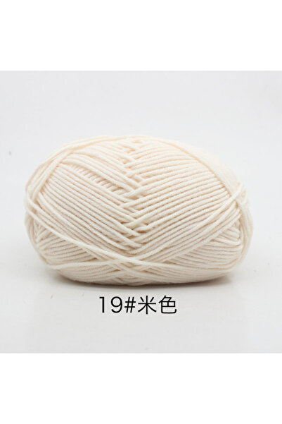 Choice 19 40-50 جم/مجموعة 4 طبقات من القطن الحليبي (80%) غزل حياكة مصبوغ تطري...