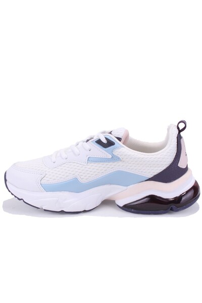 Kinetix Valentı Tx Λευκά Μπλε Ορθοπεδικά Καθημερινά Γυναικεία Αθλητικά Παπούτσια