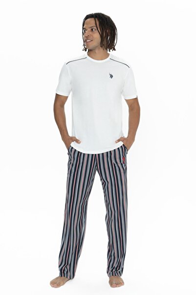 U.S. Polo Assn. 100% βαμβάκι U.S. Polo Σετ πιτζάμες, σορτς και μπλουζάκι 3 τεμαχίων