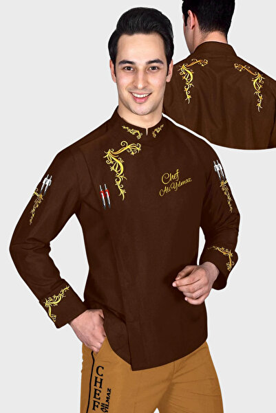 Üniformanya İsim Hediyeli Aşçı Ceketi Aşçı Ceketleri Şef Ceketi Aşçı Kıyafetl...