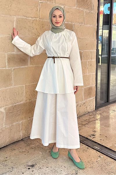 Ovn. Ecru Jessie Tunic and Pants Set