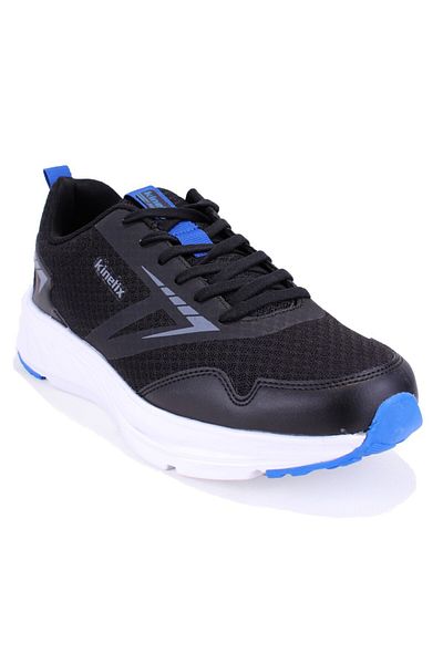 Kinetix Control Tx Black Orthopedic Casual Men's Sneakers