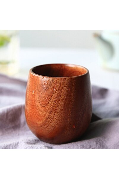 Choice كوب شاي كبير من الخشب 100 مل، تصميم إبداعي، مصنوع يدويًا من الخشب الصل...