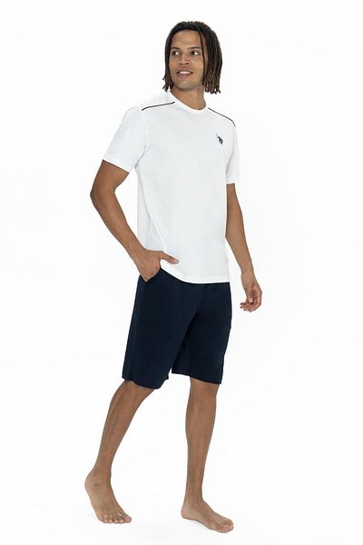 U.S. Polo Assn. 100% Cotton U.S. Polo 3-Piece Pajamas, Shorts and T-Shirt Set