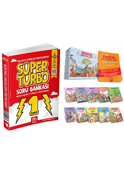 Model Eğitim Yayınları Model Yayınları 1.sınıf Süper Turbo Tüm Dersler Soru Bankası Ve Ezop Hikayesi