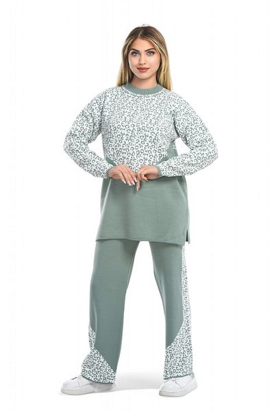 NEWCO Leopard Knitwear Set