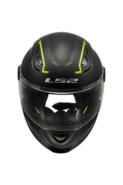 LS2 KID MAT SİYAH ÇOCUK KASK