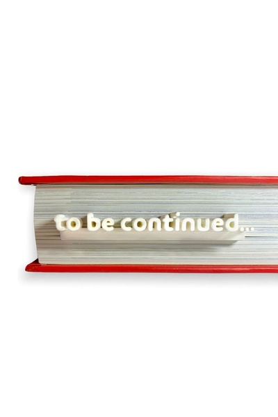 lysiaaccessory Kitap Ayracı To Be Continued