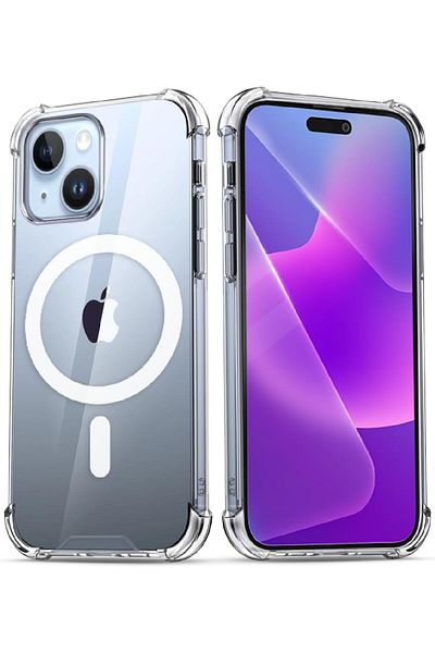 HYPHEN جراب DURO MagSafe Drop Case - iPhone 15 Plus - مقاس 6.7 بوصة - جراب مقاوم للسقوط من ارتفاع 10 أقدام
