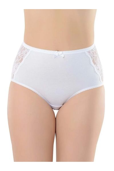 Belinay Λευκό 47% Modal 47% Cotton 6% Elastane Γυναικεία εσώρουχα - Οικονομική Συσκευασία των 8