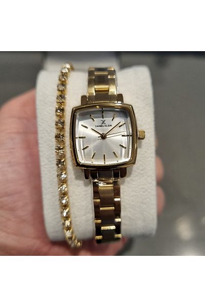 Daniel Klein Dke.1.10677-4 Women's Wristwatch with Gift Bracelet