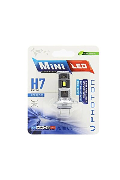 Photon H7 Mini Led Oto Ampul Photon 2li Set
