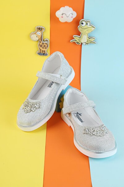 Moda Lime Ortopedické moderné balerínky pre dievčatá – farebné denné a denné balerínky s kamienkovým detailom