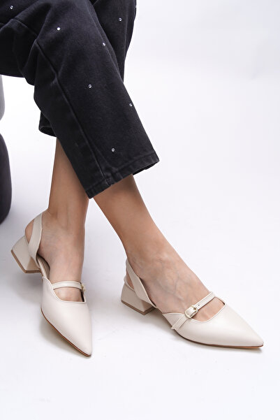 Riccon Esasyra 0012110 Nude Women's Heeled Shoes