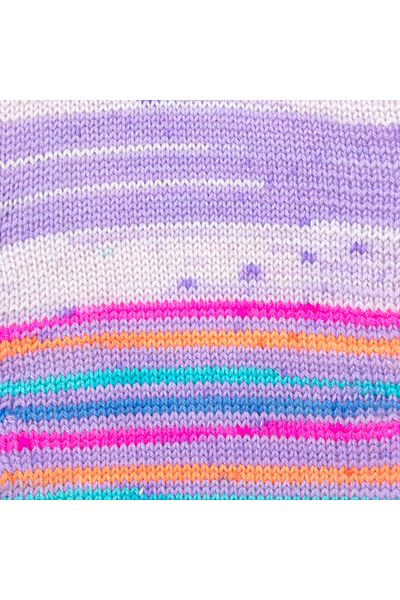 Yarnart Forza Forever - Ebruli Hand Knitting Strip Ebruli-2712