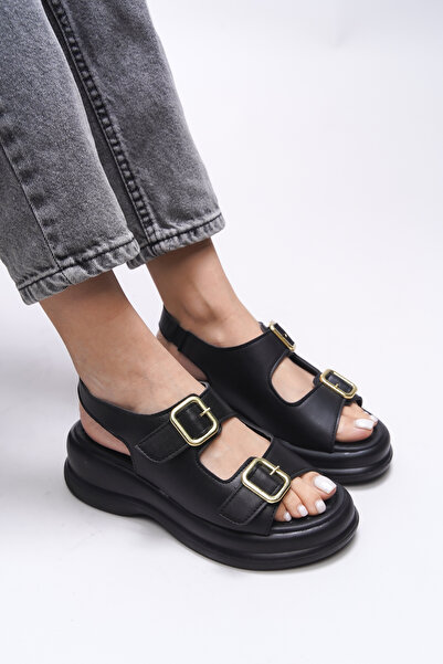 Riccon Liphralo Kadın Sandalet 00121015 Siyah