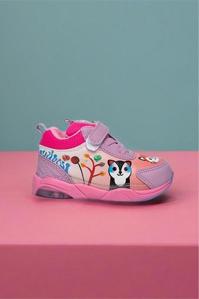 Oksit Zıpy Unisex Kids Baby Lighted Comfortable Non-Slip Sole Sneakers