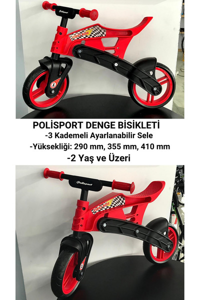 Polisport Denge Bisikleti (2 Yaş Üzeri) Made İn Portekiz