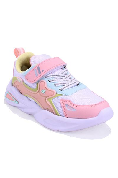 DAGOSTER DJA76-ARX555 Pantofi sport ortopedici de zi cu zi pentru fete alb roz