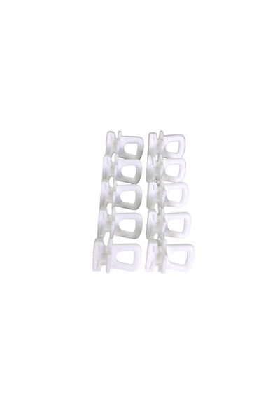 DR.MİCRO Tulle Curtain Hornish Stopper Curtain End Final 40 Pcs. (Compression)