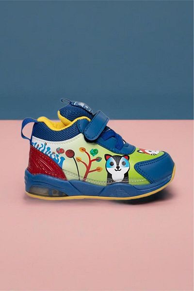 Oksit Zıpy Unisex Kids Baby Lighted Comfortable Non-Slip Sole Sneakers