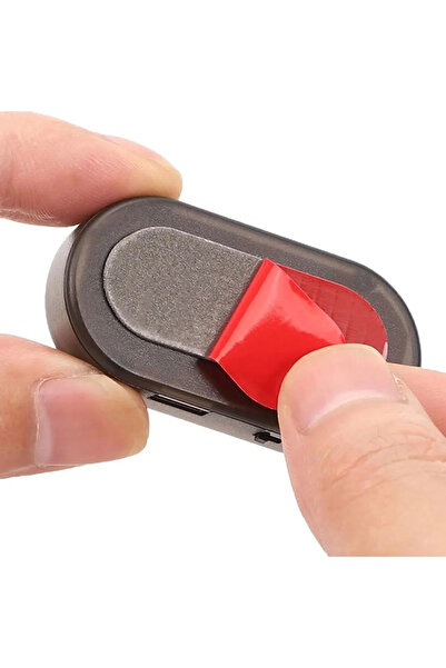 MAİN SHOP 1 Adet Kırmızı Renk Araba Güneş Enerjili Hırsızlık Önleyici Caydırıcı Alarm Ledi M-498