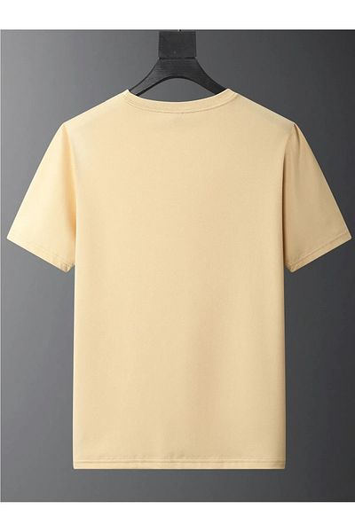 NO 601 Μπλουζάκι Unisex Beige Milano Italian Printed Oversize