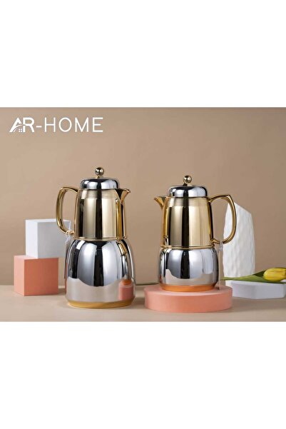 AR HOME طقم ترمس مفرغ من الهواء سعة 1.0+0.75 لتر