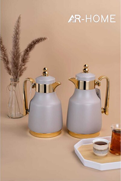 AR HOME طقم ترمس مفرغ من الهواء سعة 1.0+0.75 لتر