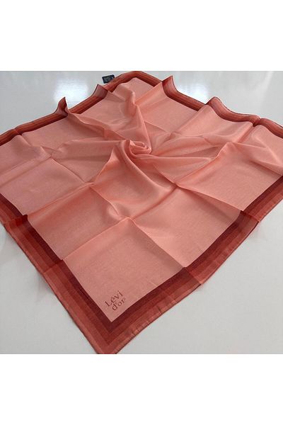 Levidor Κασκόλ Levi'dor Salmon Color Amber - LTR0207