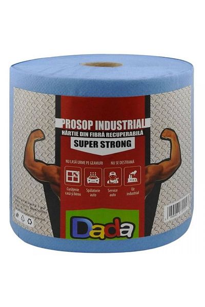 Dada Prosop hartie industriala albastra DADA Super Strong, 310 m