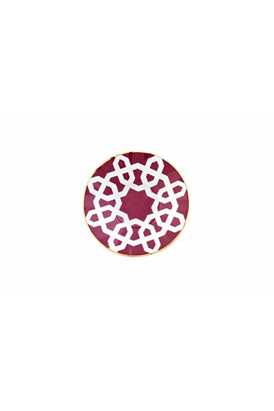 Porland Morocco Ergonomic Tea Plate DS5 Fuchsia 12 Cm