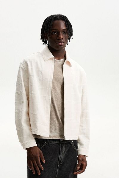 Bershka Rustic overshirt with zip