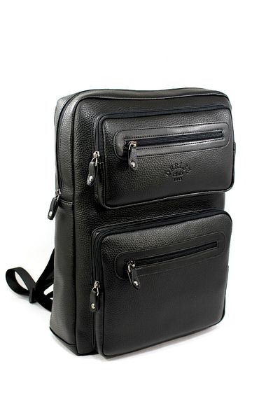deri,se club Men's Black Color 15.6 Inch Laptop Bag Multi-Compartment Document File And Backpack