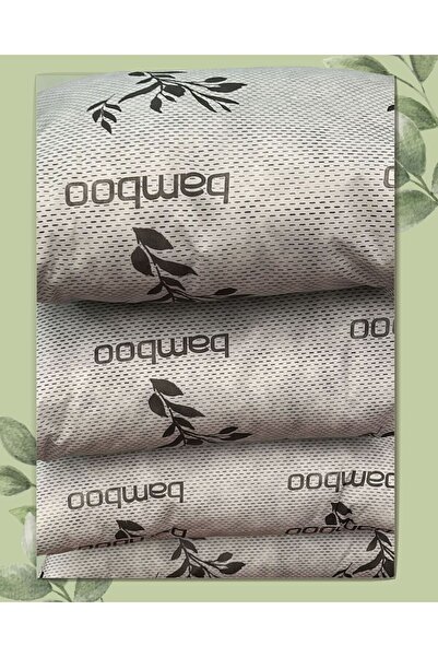 Primavera Home 4 Pieces Gray Bamboo Series Washable Antiallergic Silicone Fiber Pillow 50X70Cm 800 Gr