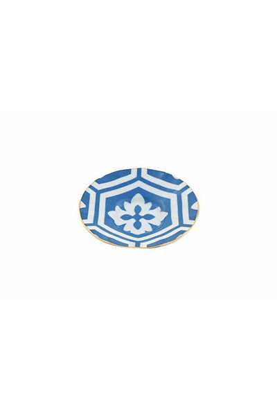 Porland Morocco Ergonomic Tea Plate DS2 Blue 12 Cm