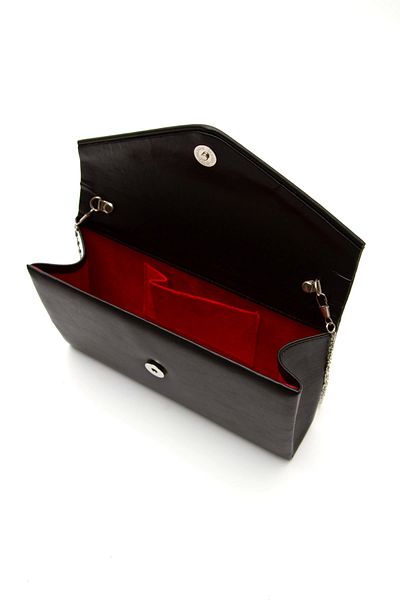 MFT AYAKKABI Black Stiletto and Bag Set - Low Heel and Pointed Toe