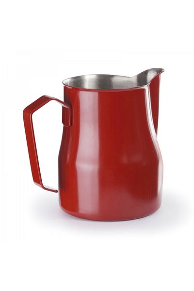 Lacor Retro stainless steel milk frother, 500 ml, red