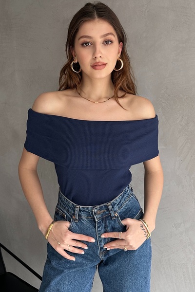 Rabi Shine BLUZĂ CAMISOLE FĂRĂ MÂNECĂ RABİ SHINE MADONNA