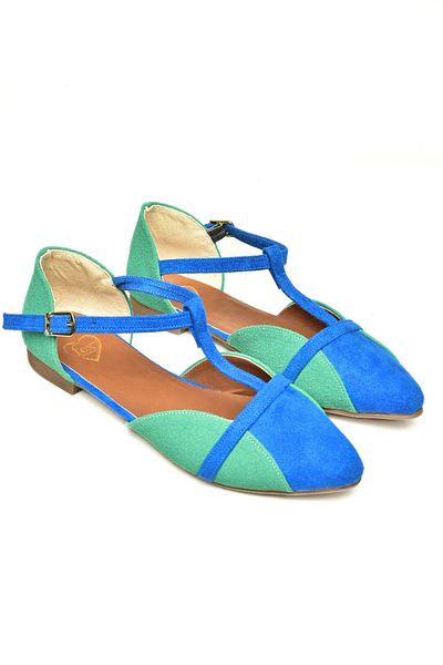 Fox Shoes Saks Blue Water Green Damenschuhe B726881802