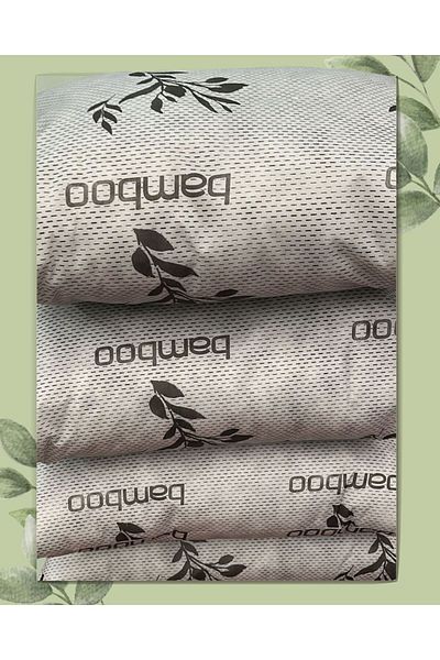 Primavera Home Bamboo Gray Series 2 Pieces Washable Antiallergic Silicone Pillow 50X70Cm 800 Gr